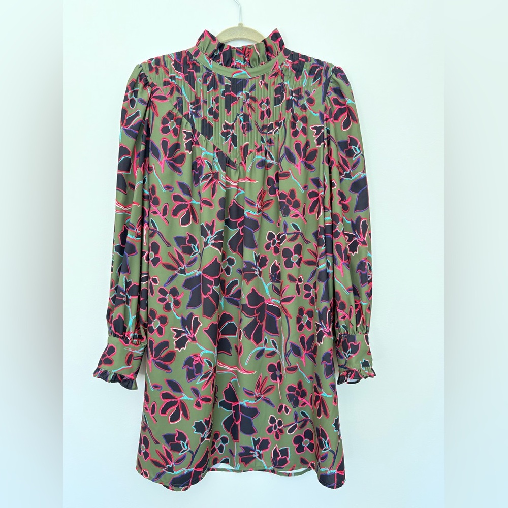 CROSBY by Mollie Burch “Goldie” Long Sleeve Dress w/ pockets